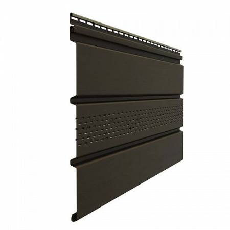 Соффит Docke  с центральной перфорацией 3000x305мм, шоколад