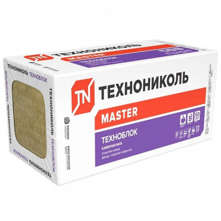 Утеплитель ТЕХНОНИКОЛЬ Техноблок 1200х600х50 мм (плотность 40-45 кг/м3)