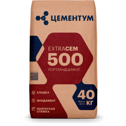 ПОРТЛАНДЦЕМЕНТ EXTRACEM 500 40 КГ