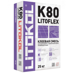 Клей плиточный К80  25 кг Litokol Litoflex