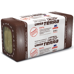 Утеплитель URSA TERRA PRO 34 PN 1000x610x100 мм (4 шт/уп, 0,244 м3, 2,44 м2)